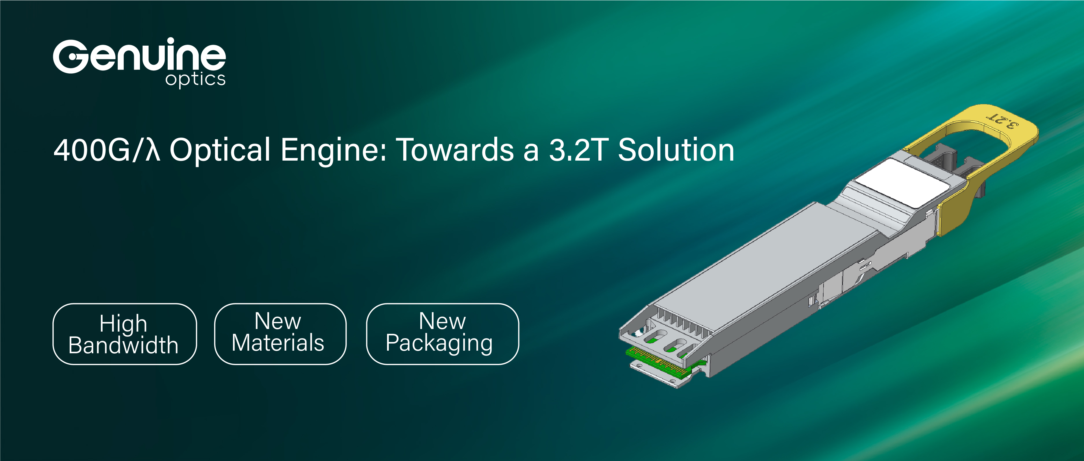 Genuine Optics to Showcase 400G per Wavelength Optical Engine at OFC 2025 Advanced Technology for Next Generation Transceiver and Co-Packaged Optics